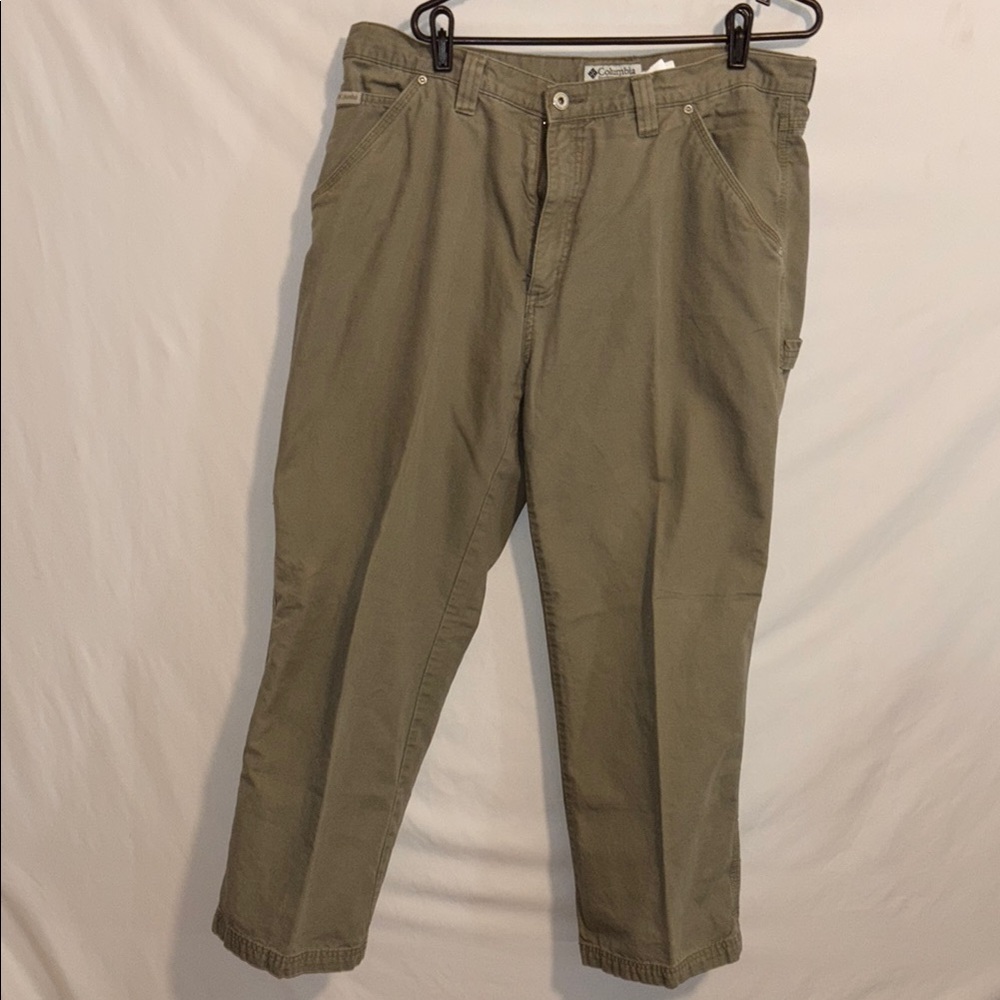 Green Chino Khakis with Classic Straight Leg